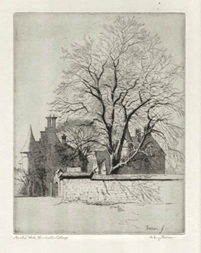 Alfred Hugh Fisher - Mead's Wall Winchester College