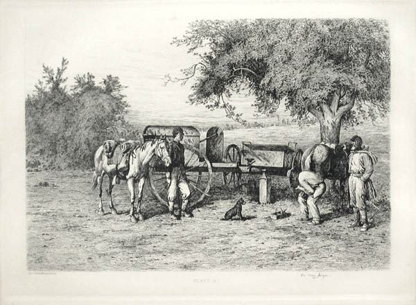 Edwin Forbes - The Army Forge