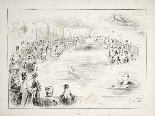 John Jellicoe - Captain Webb's Sixty Hour Swim at the Westminster Aquarium