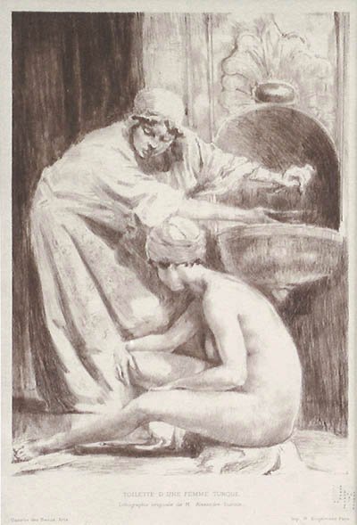 Alexandre Lunois - Toilette d'une Femme Turque