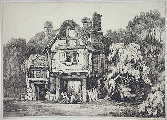 Samuel Prout - Near Ashbourn