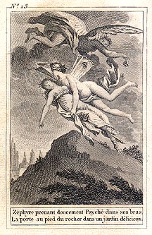 A. Renouard - Zephyre Prenant Doucement Psyche Dans Ses Bras