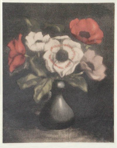 Emile Roustan - Fleurs Flowers Still Life