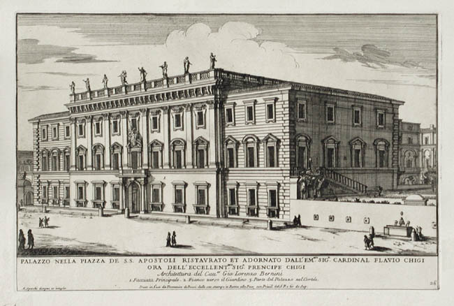Alessandro Specchi - Palazzo Nella Piazza de S.S. Apostoli Ristavrato Palazzo Chigi-Odescalchi