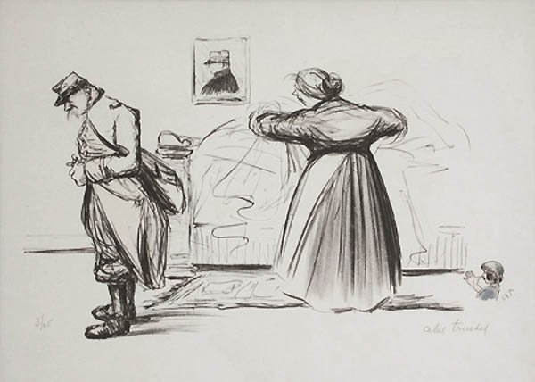 Louis Abel Truchet - Stalemate on the Western Front Defeat at Home