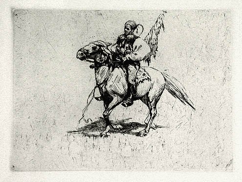 Joza Uprka - Pfingstreiter Whitsun Rider