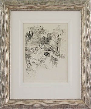 Anthony Gross - Framed Image - Valentines Fortune