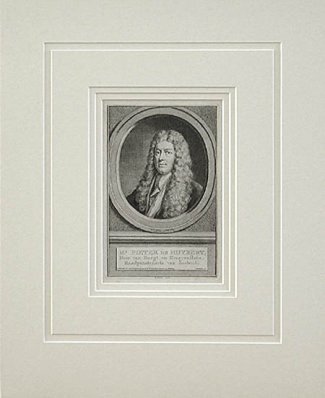 Jacobus Houbraken - Matted Image - Portrait of Pieter de Huybert