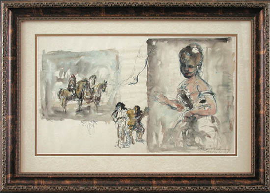 Israel Abramofsky - Framed Image - Figure Studies