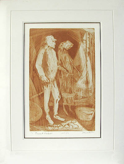 Irving Amen - Matted Image - Peasant Market