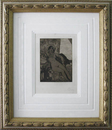 Maurice de Becque - Framed Image -  Bien loin d'ici from Les fleurs du Mal