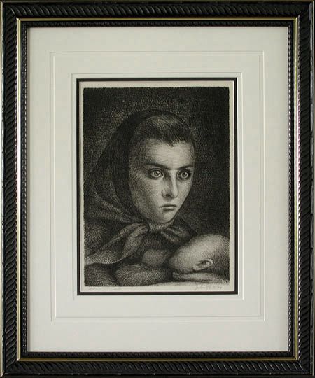 Julius Thiengen Bloch - Framed Image - War