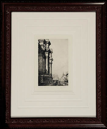 Graham Barry Clilverd - Framed Image - Palais de Justice Brussels