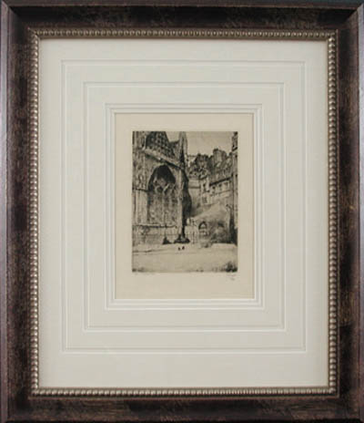 Jules De Bruycker - Framed Image - L'Eglise St. Severin Paris