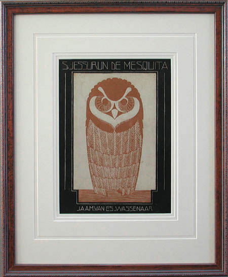 Samuel Jessurun de Mesquita - Framed Image - Ringuil or Owl
