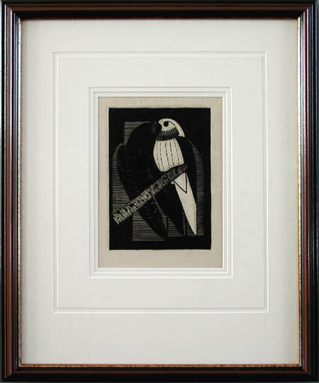 Samuel Jessurun de Mesquita - Framed Image - Parkiet Parrot or Parakeet