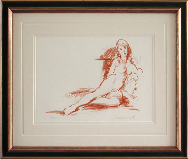 Jan De Ruth - Framed Image - Figure Study 2