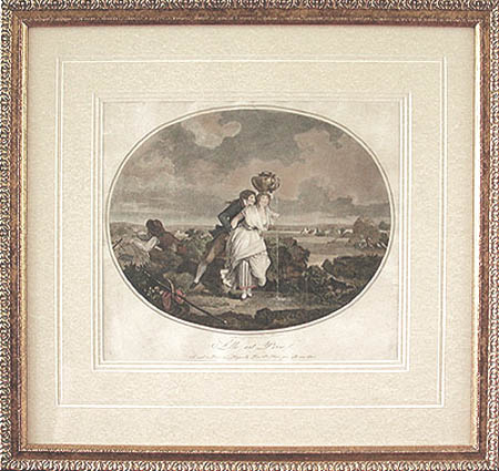 Philibert Louis Debucourt - Framed Image - Elle est Prise