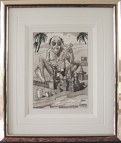 Andrew Donato - Framed Image - Prime Minister Pierre Trudeau