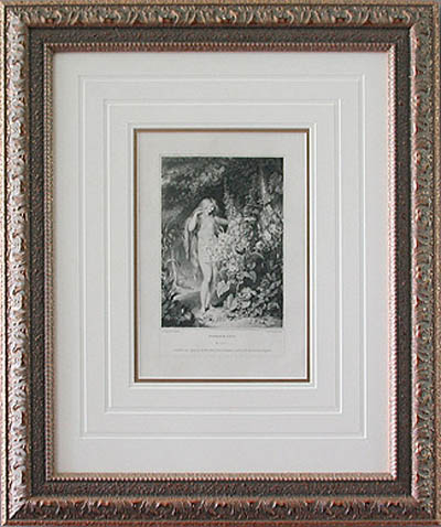 Richard Earlom - Framed Image - Paradise Lost Eve in the Garden of Eden