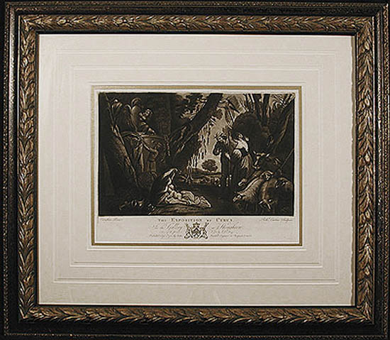 Richard Earlom - Framed Image - The Exposition of Cyrus