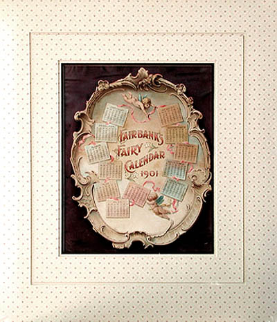 Fairbanks Fairy soap Company - Matted Image - Fairgank's Fairy Calendar 1901