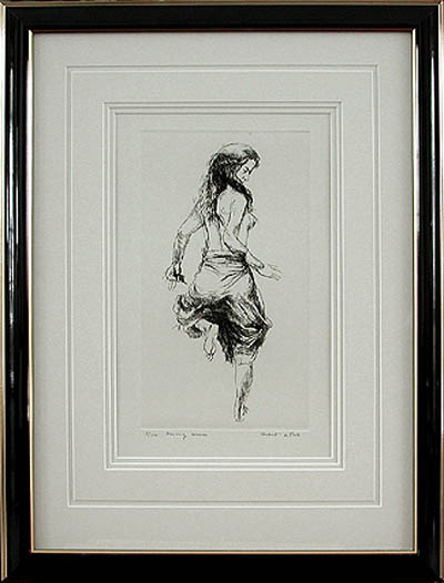 Herbert Lewis Fink - Framed Image - Dancing Woman