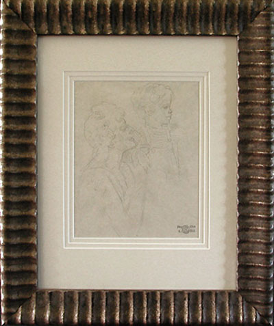 Roy C. Gamble - Framed Image Mother and Son