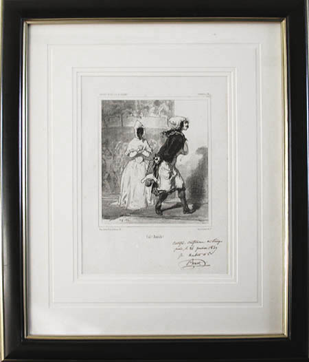 Hippolyte Guillaume Suplice Chavalier - Gavarni - Framed Image - Ciel Anatole