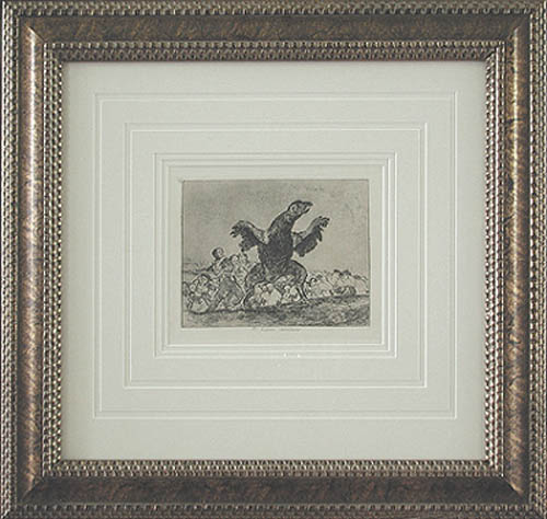 Francisco Goya - Framed Image - El Buitre Carnivoro