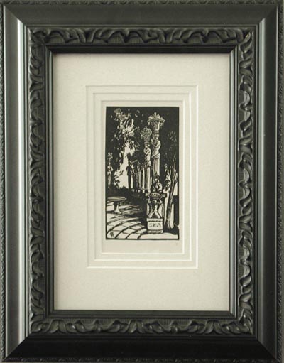 Pierre Gusman - Framed Image - Entree du Jardin de Pomone or Entrance to the Garden of Pomone