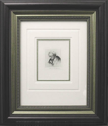 Arthur William Heintzelman - Framed Image - Etude Pour Merci