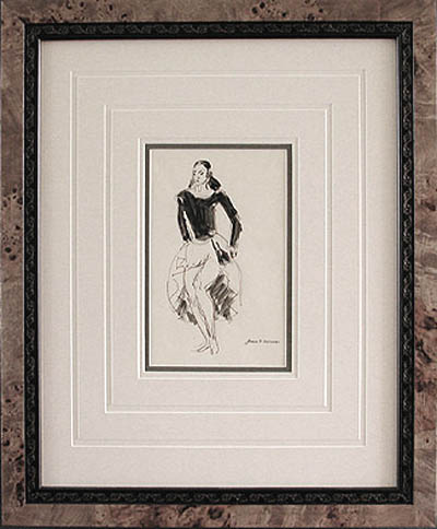James Drummond Herbert - Framed Image - Ballet Study Madame Senier