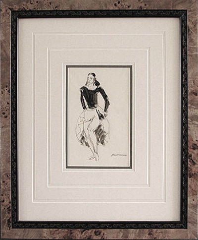 James Drummond Herbert - Framed Image - Ballet Study Madame Senier