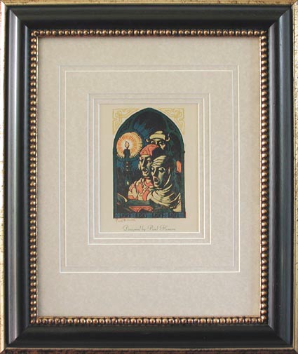 Paul Honore - Framed Image - Carol Singers