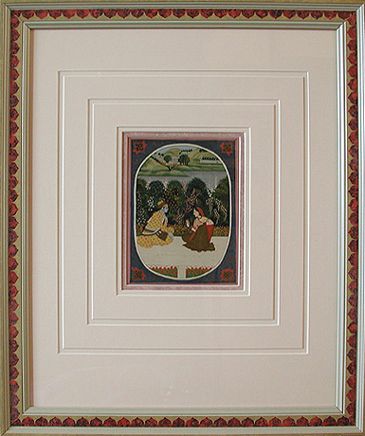 Indian School - Framed Image - The Romance of Rama and Sita