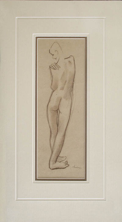 Camille Andrene Kauffmann - Matted Image - Figure Study