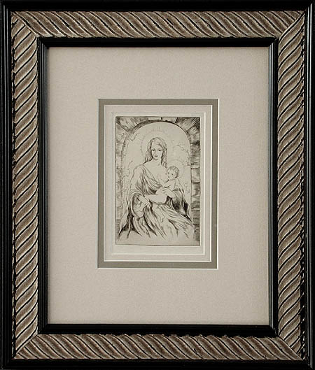 Margaret Kidder - Framed Image - Madonna and Child