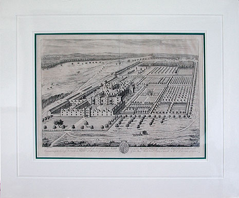 Johannes Kip - Matted Image - Knowle in The Parish of Seven Oaks in Kent