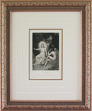 Thomas Kirk - Framed Image - The Angel Raphael Relates The Story of Creation to Adam and Eve