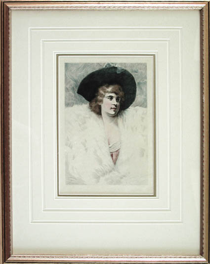 Frank Le Brun Kirkpatrick - Framed Image - A Study in Blue and White