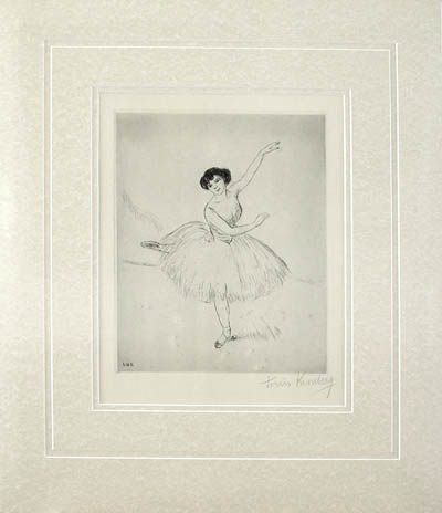 Louis Kronberg - Matted Image - Ballerina