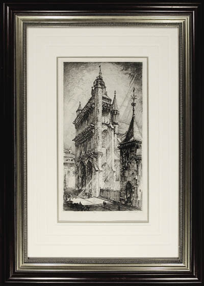 Robert Fulton Logan - Framed Image - Notre Dame Dijon