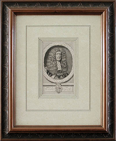 David Loggan - Framed Image - James Duke of Ormrod