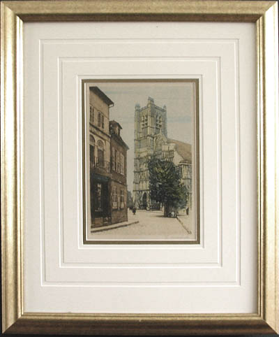 Gustave Henri Marchetti - Framed Image - Auxerre La Cathedrale