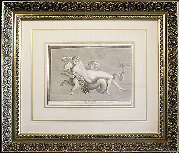 Raphael Morghen - Framed Image - Study of an Ancient Roman Wall Relief
