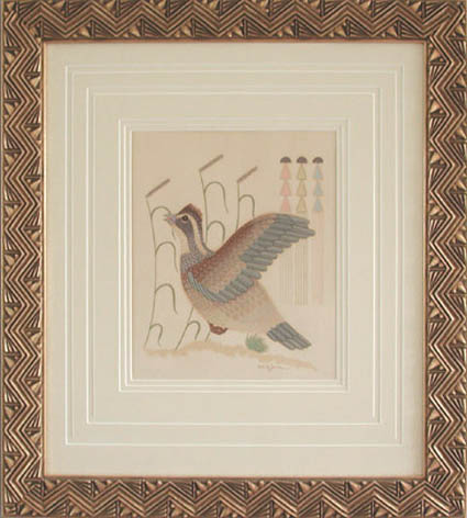 Gerald Nailor - Framed Image - Quail