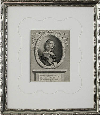 Robert Nanteuil - Framed Image - Christina Queen of Sweden