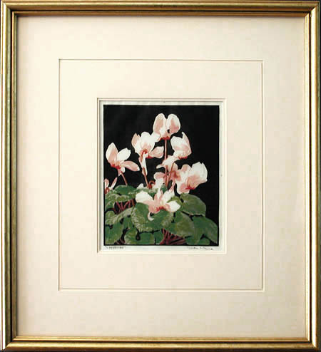 Gordon Eastcott Payne - Framed Image - Cyclamen