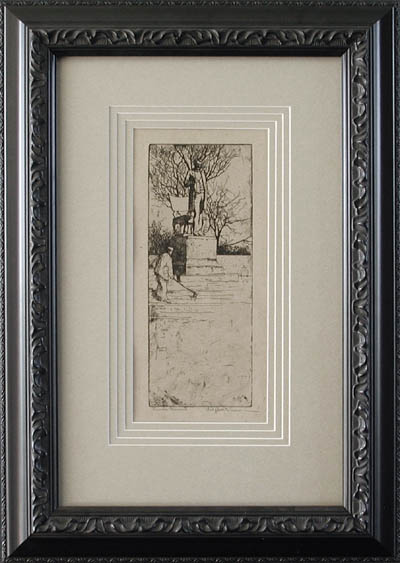 Ralph M. Pearson - Framed Image - Lincoln Monument